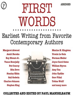 cover image of First Words